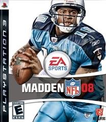 Madden NFL 08 (Sony PlayStation 3, 2007) PS3 No Manual Free Fast Shipping